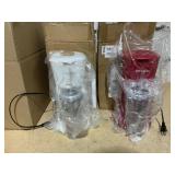 LOT OF 2 Kitchen HQ Electric Iced Coffee Maker with Tumbler