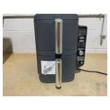 Ninja Double Stack Xl 10 Qt. 2-Basket Air Fryer With 6 in 1 Cooking Programs, Cooks 4-Foods at Once, Space Saving Design Gray