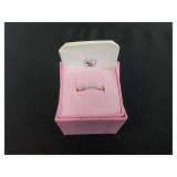 Swarovski Matrix ring White, Rhodium plated Size 55