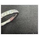 Swarovski Matrix ring White, Rhodium plated Size 55