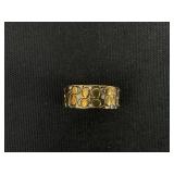 Coach Gold Ring Size 7