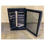 Vissani 23.4 in. 50 Bottle, 154 Can, Wine and Beverage Cooler with Stainless Steel Door (Transit Damage)