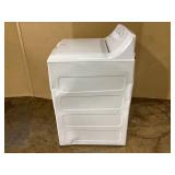 Hotpoint 4.0 cu.ft. Top Load Washer in White with Cold Plus and Water Level Control (Transit Damage)