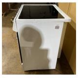 Forno Espresso Leonardo FFSEL601230WHT 30 Inch Slide-In Electric Range with 4 Elements, 5 cu. ft. Oven Capacity, Steam Clean, Convection Oven, 2 Oven Racks, and ADA Compliant: White (Transit Damage)