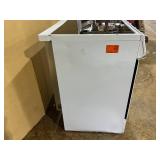 Forno Espresso Leonardo FFSEL601230WHT 30 Inch Slide-In Electric Range with 4 Elements, 5 cu. ft. Oven Capacity, Steam Clean, Convection Oven, 2 Oven Racks, and ADA Compliant: White (Transit Damage)