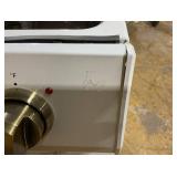 Forno Espresso Leonardo FFSEL601230WHT 30 Inch Slide-In Electric Range with 4 Elements, 5 cu. ft. Oven Capacity, Steam Clean, Convection Oven, 2 Oven Racks, and ADA Compliant: White (Transit Damage)