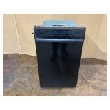 Midea 18-in Front Control Built-in Dishwasher ( Black ) , 52-Decibel (Transit Damage)