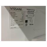 Vissani 18 cu. ft. Top Freezer Refrigerator in Stainless Steel, Garage Ready (Transit Damage)