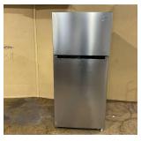 Vissani 18 cu. ft. Top Freezer Refrigerator in Stainless Steel, Garage Ready (Minor Transit Damage)