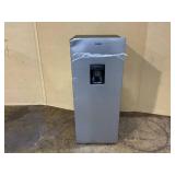Galanz 6.5 Cu ft One Door Refrigerator, with Water Dispenser, Stainless Steel Look, Estar, (Transit Damage)