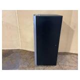 Galanz 6.5 Cu ft One Door Refrigerator, with Water Dispenser, Stainless Steel Look, Estar, (Transit Damage)