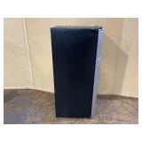 Galanz 6.5 Cu ft One Door Refrigerator, with Water Dispenser, Stainless Steel Look, Estar, (Transit Damage)