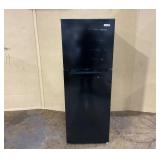 Vissani 10.1 cu. ft. Top Freezer Refrigerator in Black, Garage Ready (Transit Damage, See Photos)