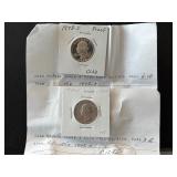 Washington Quarters Silver and Clad Proof