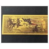 24K Gold Foil $1,000,000 Trump Note 2025