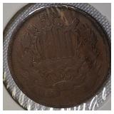 1865 2-Cent Good (G) Coin