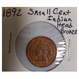 1891 & 1892  Indian Head Small Cents
