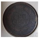 1882 & 1863 Indian Head Small Cent