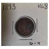 1893 & 1894 Indian Head Small Cent