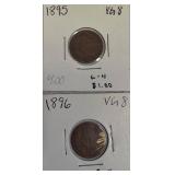1895 & 1896 Indian Head Small Cents