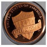 2012-S Lincoln Cent Proof, 2014-S Lincoln Cent Proof, 2016-S Lincoln Cent Proof, and 2017-S Lincoln Cent Proof.