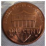 2018-S Lincoln Cent Proof, two 2019-S Lincoln Cent Proofs, and 2022-S Shield Reverse Lincoln Cent Proof.