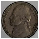 1955 D/S Jefferson Nickel, 1956 FS Jefferson Nickel, 1962 Jefferson Nickel, and 1964 D FS Jefferson Nickel.