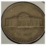 1955 D/S Jefferson Nickel, 1956 FS Jefferson Nickel, 1962 Jefferson Nickel, and 1964 D FS Jefferson Nickel.