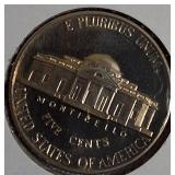 1992-S Jefferson Proof Nickel, 1993-S Proof Clad Nickel, 1994-S Proof Clad Nickel, and 1995-S Proof Clad Nickel.