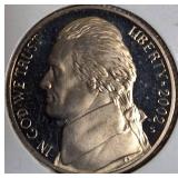 2000 - 2003: S Mint Jefferson Nickel Clad Proofs
