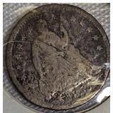 1855-O Seated Liberty Half Dime, Arrows, Variety 3