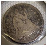 1855-O Seated Liberty Half Dime, Arrows, Variety 3