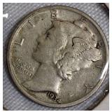 1923 -1938 Mercury Dimes