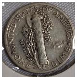 Mercury Dimes from 1939 and 1940, as well as from 1942 and 1943.