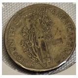 Mercury Dimes from 1939 and 1940, as well as from 1942 and 1943.