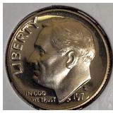 1974-1977 S Minted Proof Roosevelt Clad Dimes