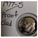 1974-1977 S Minted Proof Roosevelt Clad Dimes