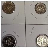 1974-1977 S Minted Proof Roosevelt Clad Dimes