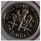 1974-1977 S Minted Proof Roosevelt Clad Dimes