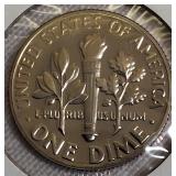The following years featured S-minted Roosevelt clad dime proofs: 1978, 1979, 1981, and 1982.