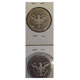 1916-D & 1900 Silver Barber Quarters