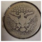 1916-D & 1900 Silver Barber Quarters