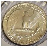 1964-D MS66 Toned Roll End and a 1964 MS66 Silver Washington Quarter