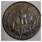 1972 Clad Washington Proof Quarters and 1973, 1974, 1977-S Clad Washington Proof Quarters.