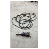 Central Pneumatic 1" pinless impact wrench, Diablo air hose
