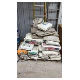 Pallet: SpecMix Mortar & Grout fill; Akona Grout; Mastercraft; Surecrete