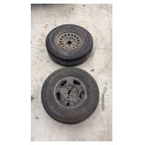 (2) tires General P255-70R16; Goodyear Wrangler P265-70R17