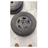 (2) tires General P255-70R16; Goodyear Wrangler P265-70R17
