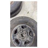 (2) tires General P255-70R16; Goodyear Wrangler P265-70R17