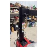 Mayflower Red Tire Changer with a bead blaster.